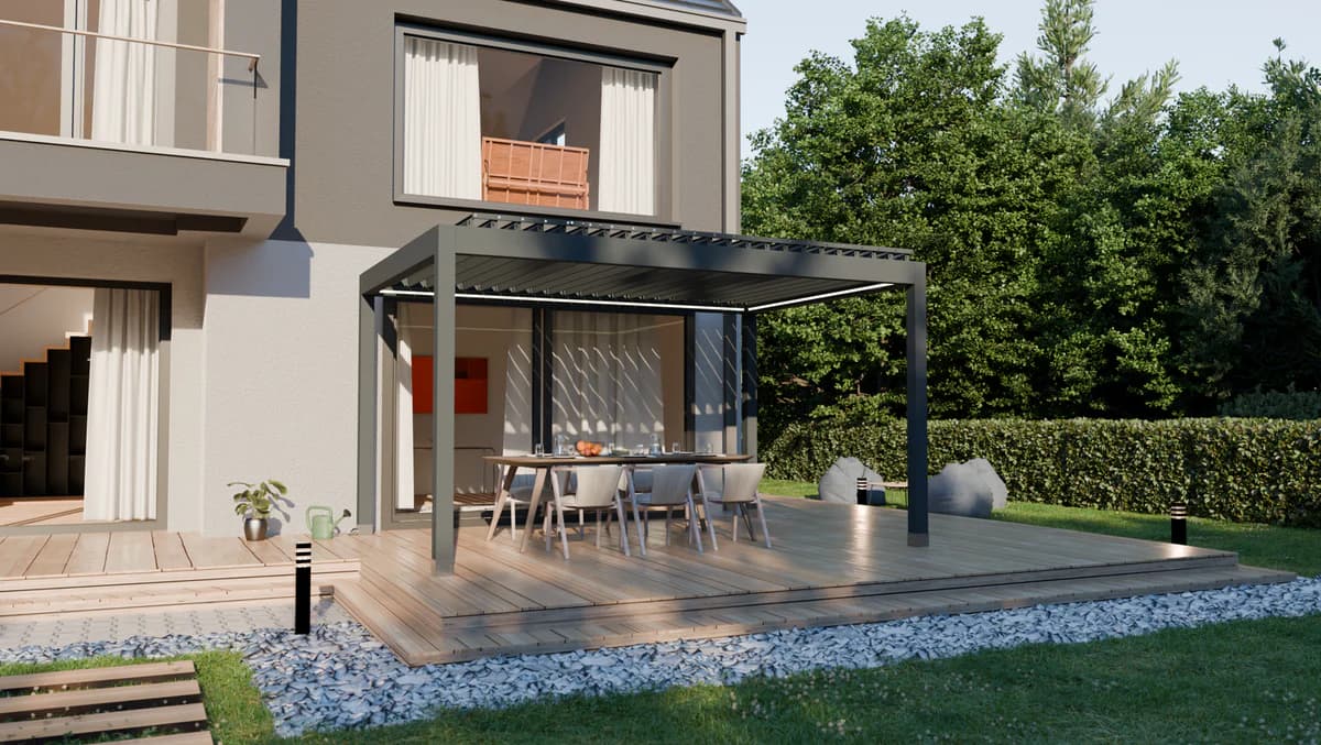 König Pergola iMotion, motorisiert mit Somfy Tahoma