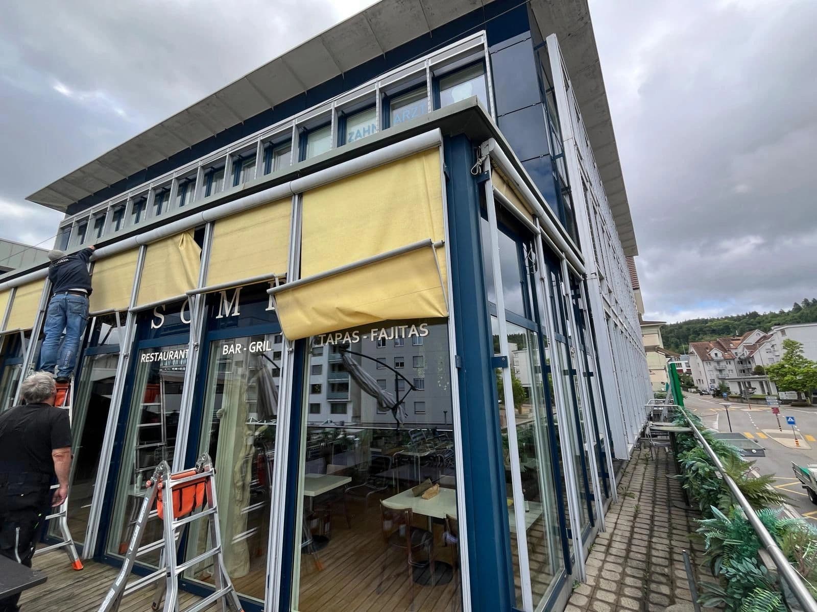 Senkrechtstoren für ein Restaurant, Schlieren – Bild 2